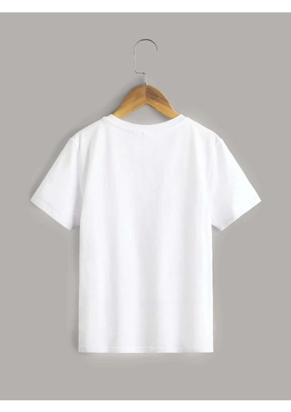 Rahat Kalıp Pamuklu Thıngkıng Baskılı Çocuk T-Shirt modelleri