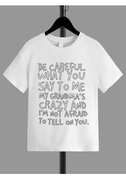 Rahat Kalıp Pamuklu Baskılı Siyah Çocuk T-Shirt