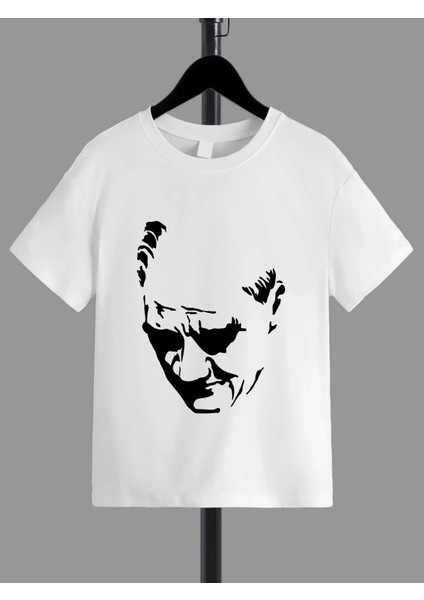 Rahat Kalıp Pamuklu Baskılı Çocuk T-Shirt