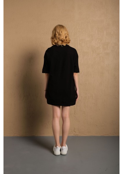 Pamuk Pike Boyfriend Düz T-Shirt fırsatları