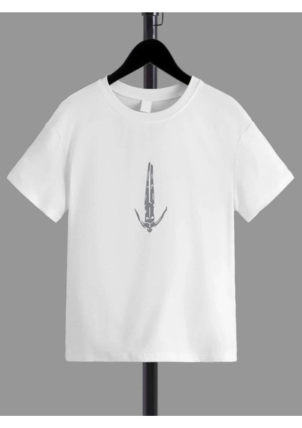 Rahat Kalıp Pamuklu Stream Colyn Baskılı Çocuk T-Shirt