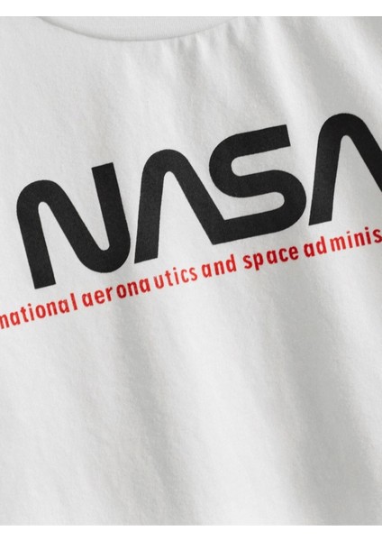 Rahat Kalıp Pamuklu Nasa Baskılı Çocuk T-Shirt fiyatları