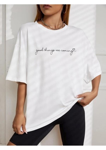 Good Thıngs Baskılı Oversize Tshırt fiyatları