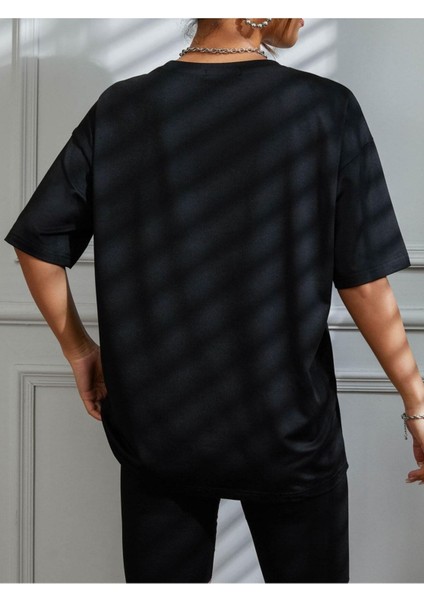 Brooklyn Baskılı Oversize Tshırt modelleri