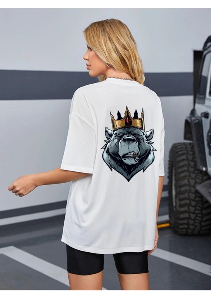Kıng Baskılı Oversize Tshırt fiyatları