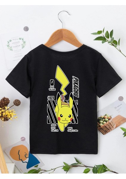 Rahat Kalıp Pamuklu Baskılı Siyah Çocuk T-Shirt fiyatları