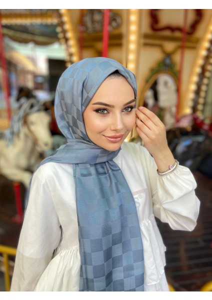 Dama Desen Pamuk Jakar Şal