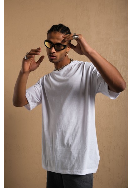 Pamuk Boyfriend Bisiklet Yaka Örme T-Shirt fırsatları