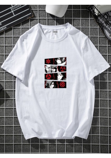 Kırmızı Anime Oversize Tshirt