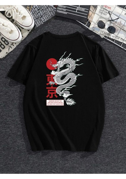 Kırmızı Ejder Oversize Tshirt