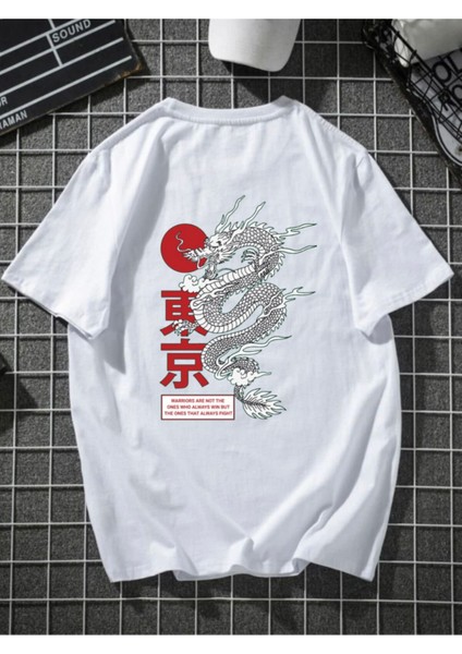 Kırmızı Ejder Oversize Tshirt