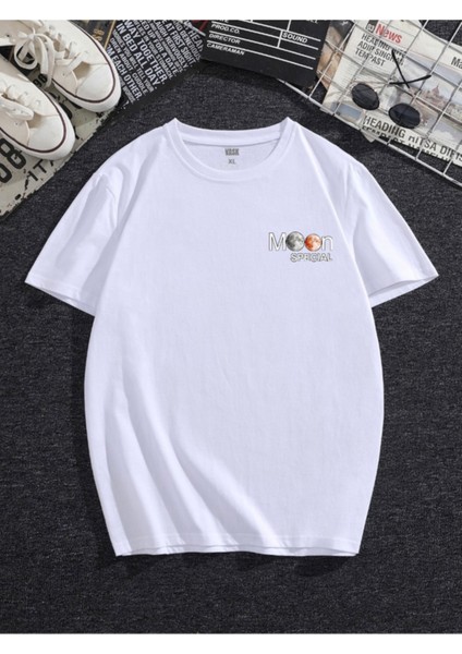 Dilimli Ay Oversize Tshirt