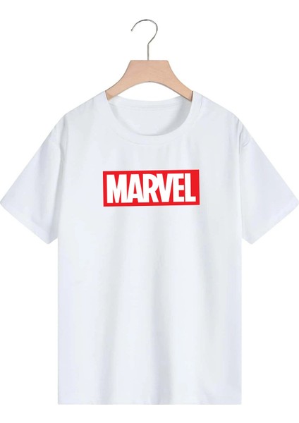 Marvel Baskılı Oversize Tshırt