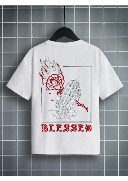 Rahat Kalıp Pamuklu Baskılı Beyaz Çocuk T-Shirt fiyatları