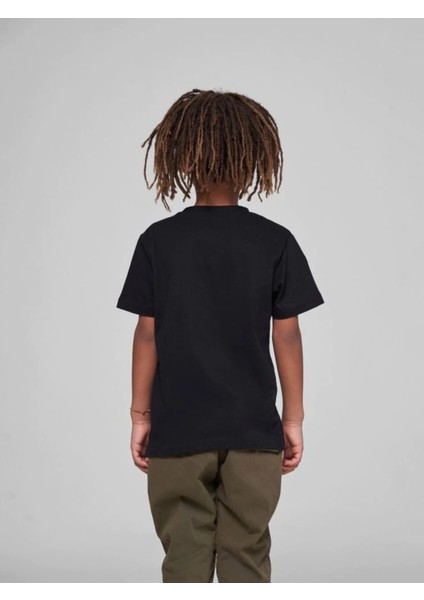 Çocuk Oversize Elde Sigara Pamuklu Bisiklet Yaka Tişört fiyatları