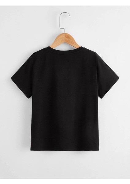 Rahat Kalıp Pamuklu Yıldırım Baskılı Çocuk T-Shirt modelleri