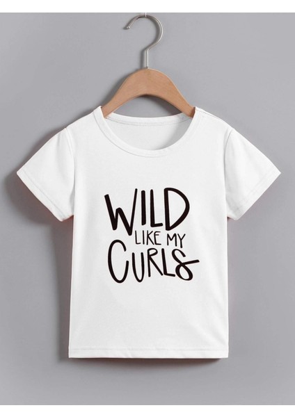 Rahat Kalıp Pamuklu Wıld Lıke Baskılı Çocuk T-Shirt