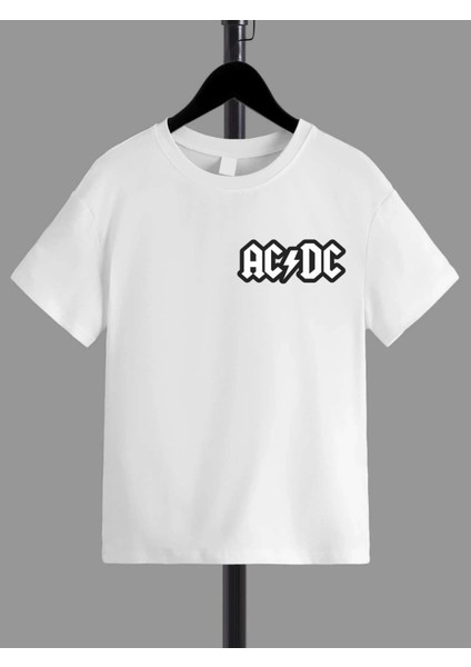 Rahat Kalıp Pamuklu Baskılı Beyaz Çocuk T-Shirt