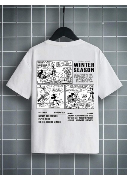 Rahat Kalıp Pamuklu Baskılı Beyaz Çocuk T-Shirt fiyatları