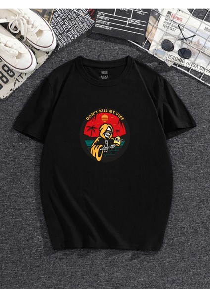 Pelerinli Iskelet Oversize Tshirt