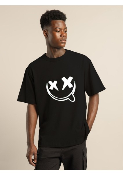 Çarpı Yüz Oversize Tshirt