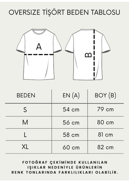 Oversize Brooklyn Pamuklu Bisiklet Yaka Tişört