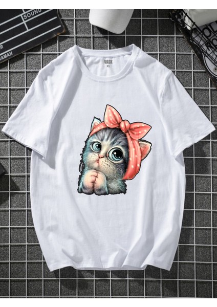 Tatlı Kedi Oversize Tshirt