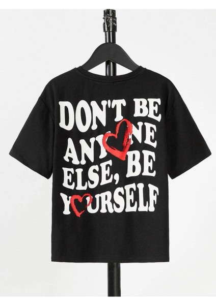 Rahat Kalıp Pamuklu Yourself Baskılı Çocuk T-Shirt fiyatları