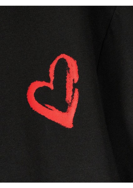 Rahat Kalıp Pamuklu Yourself Baskılı Çocuk T-Shirt modelleri