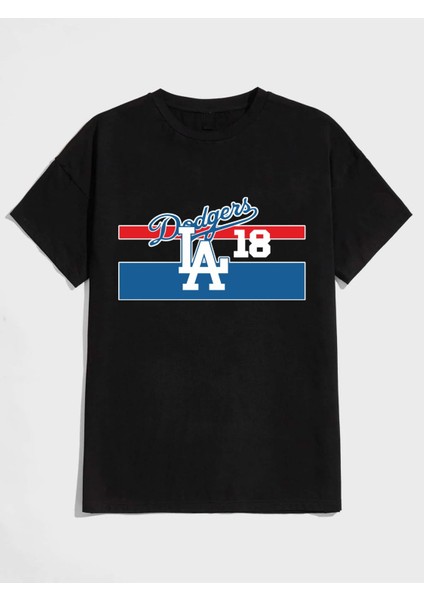 Dodgers Baskılı Oversize Tshırt