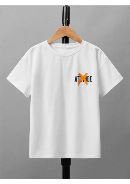 Rahat Kalıp Pamuklu Motıvated Baskılı Çocuk T-Shirt