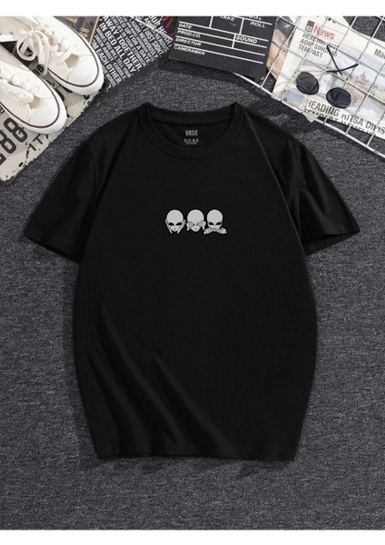 3 Uzaylı Oversize Tshirt