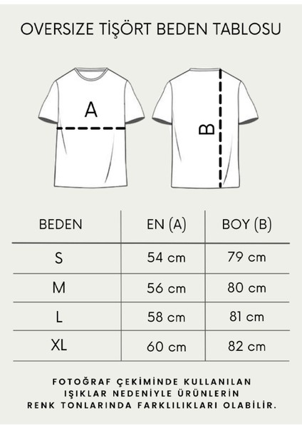 Robotıc Ayı Baskılı Oversize Tshirt