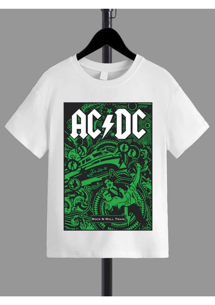 Rahat Kalıp Pamuklu Baskılı Beyaz Çocuk T-Shirt