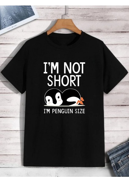 Rahat Kalıp Pamuklu Baskılı Çocuk T-Shirt