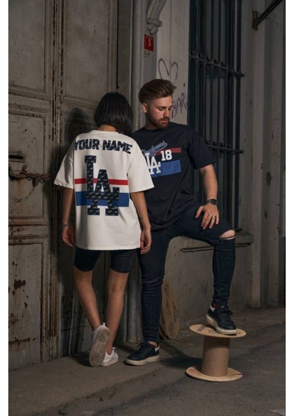 La Dodgers Baskılı Oversize Tshirt fiyatları