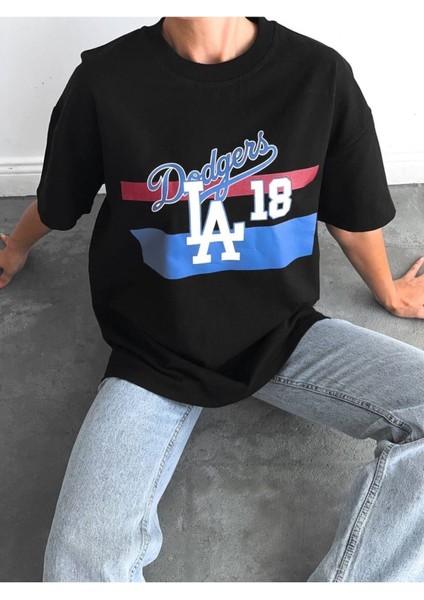 La Dodgers Baskılı Oversize Tshirt indirimleri