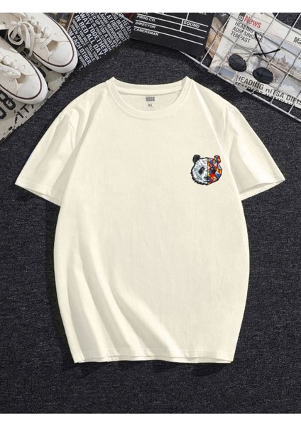 Renkli Panda Oversize Tshirt fiyatları