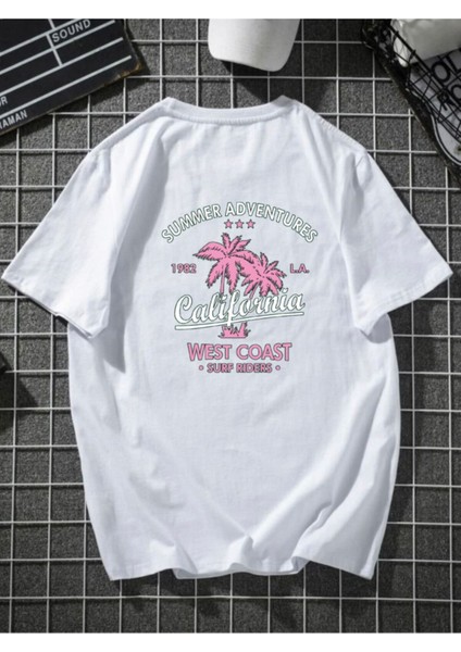 Pembe California Oversize Tshirt