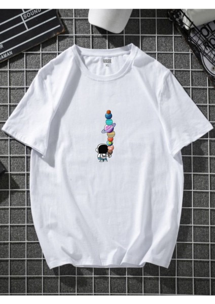 Gezegenler Oversize Tshirt