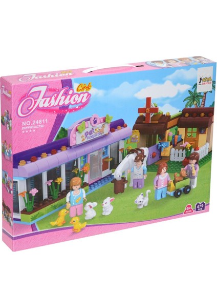 Akdenizpos UG01 0131-24811-K Bricks 479 Pç Fashion Set (Yeni)