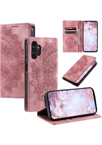 Samsung Galaxy A32 5g Pu Deri Yan Toka Darbeye Flip Case (Yurt Dışından)