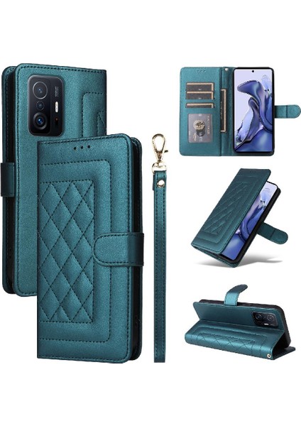 Xiaomi 11T/11T Pro Için Flip Case Deri Kılıf Kapak Darbeye (Yurt Dışından)
