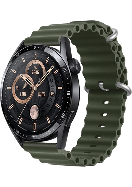 Huawei Watch Gt3/gt2 Için Uygun Spor Silikon Saat Kayışı, 20 mm Kayış Arayüz Genişliğine Sahip Huawei Akıllı Saatleri Için Evrensel Olarak Uygundur (Yurt Dışından)