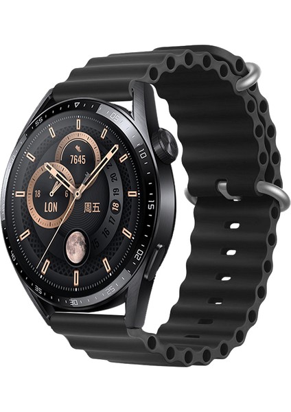 Huawei Watch Gt3/gt2 Için Uygun Spor Silikon Saat Kayışı, 22 mm Kayış Arayüz Genişliğine Sahip Huawei Akıllı Saatleri Için Evrensel Olarak Uygundur (Yurt Dışından)