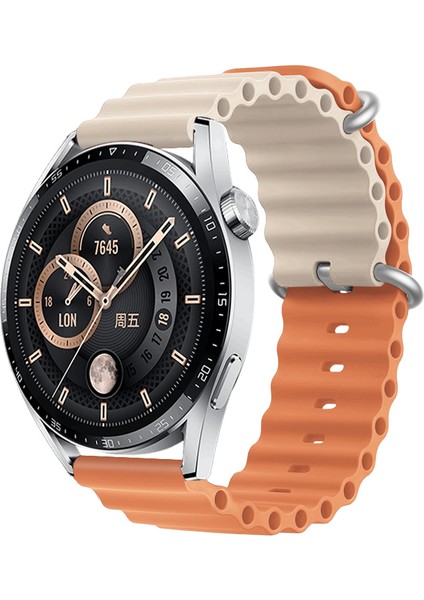 Huawei Watch Gt3/gt2 Için Uygun Spor Silikon Saat Kayışı, 22 mm Kayış Arayüz Genişliğine Sahip Huawei Akıllı Saatleri Için Evrensel Olarak Uygundur (Yurt Dışından)
