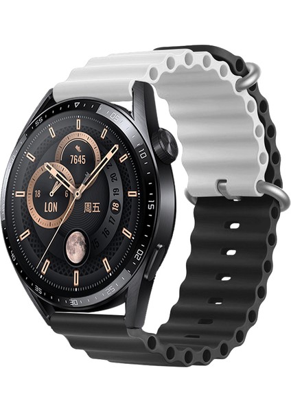 Huawei Watch Gt3/gt2 Için Uygun Spor Silikon Saat Kayışı, 22 mm Kayış Arayüz Genişliğine Sahip Huawei Akıllı Saatleri Için Evrensel Olarak Uygundur (Yurt Dışından)