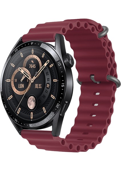 Huawei Watch Gt3/gt2 Için Uygun Spor Silikon Saat Kayışı, 22 mm Kayış Arayüz Genişliğine Sahip Huawei Akıllı Saatleri Için Evrensel Olarak Uygundur (Yurt Dışından)