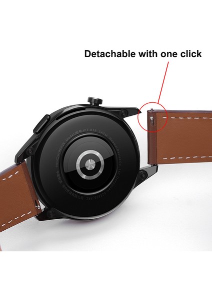 22 mm Tokalı Aynı Klasik Deri Saat Kayışı, Huawei Watch Gt3/gt3 Pro Için Uygundur (Yurt Dışından) fırsatları