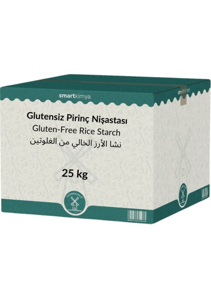 Glutensiz Pirinç Nişastası 25 kg